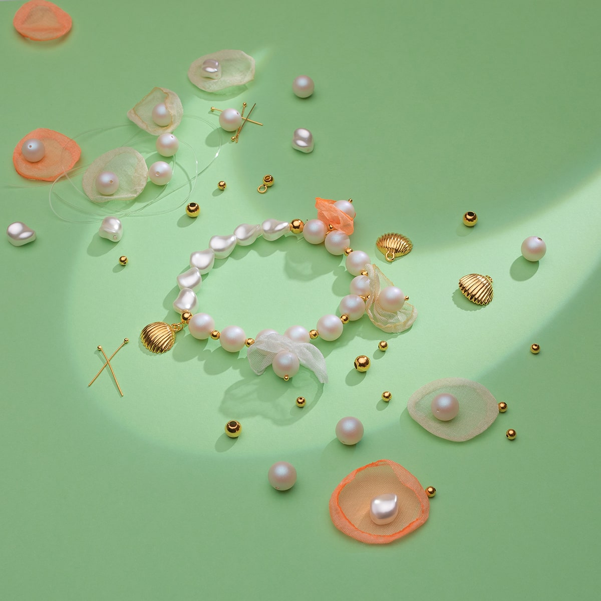 Muschel-Anhänger Perlen Basis GAVBARI PEARLS